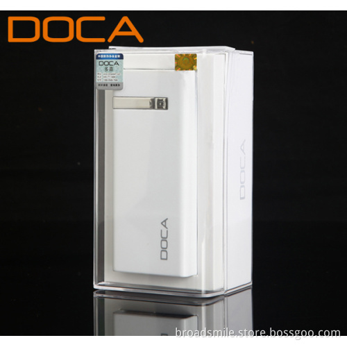 high capacity 5600mah external battery with LED torch functi